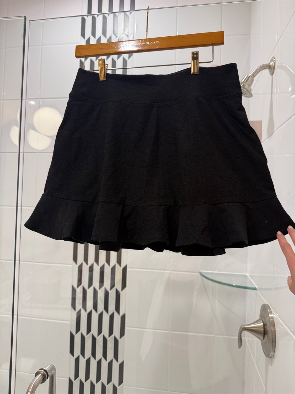 NWT- Beyond Yoga Darkest Night (Black) Sport Skirt with Athletic Short